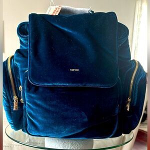 Free People X Caraa Velvet Cirrus Backpack
